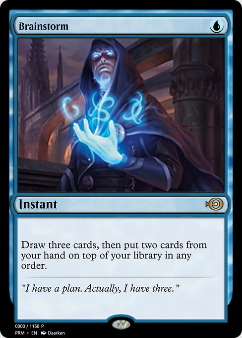 Brainstorm — Magic Online Promos #70920, art by Daarken