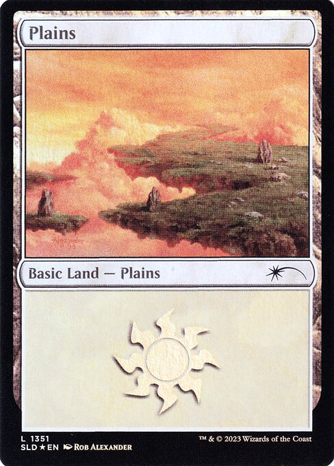 Plains — Secret Lair Drop #1351, art by Rob Alexander