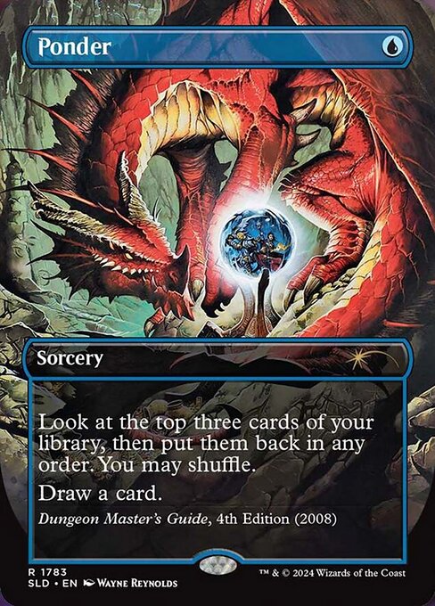 Ponder — Secret Lair Drop #1783, art by Wayne Reynolds