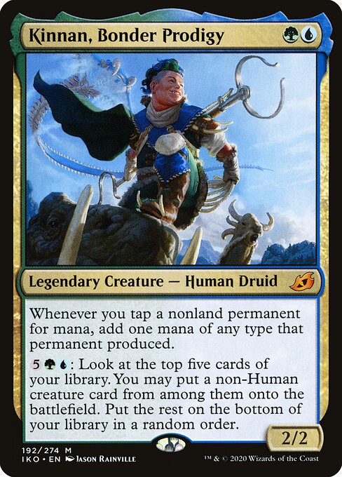 Kinnan, Bonder Prodigy — Ikoria: Lair of Behemoths #192, art by Jason Rainville