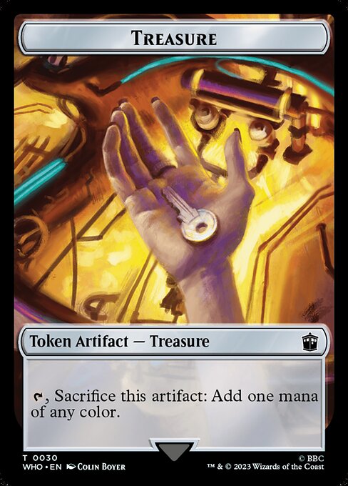 Treasure — Doctor Who Tokens #30, art by Colin Boyer