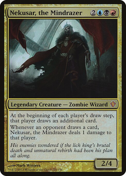 Nekusar, the Mindrazer — Commander 2013 Oversized #201, art by Mark Winters