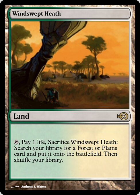 Windswept Heath — Magic Online Promos #43586, art by Anthony S. Waters