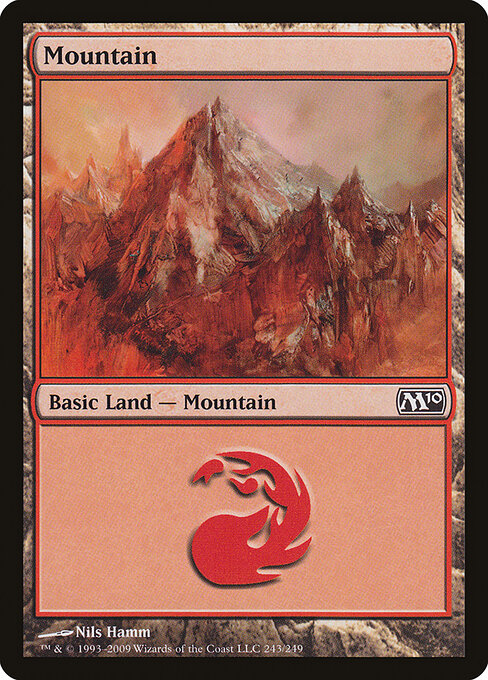 Mountain — Magic 2010 #243, art by Nils Hamm