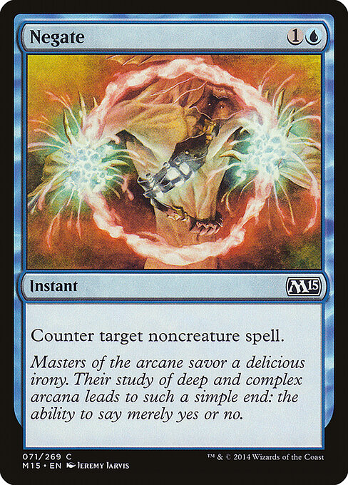 Negate — Magic 2015 #71, art by Jeremy Jarvis