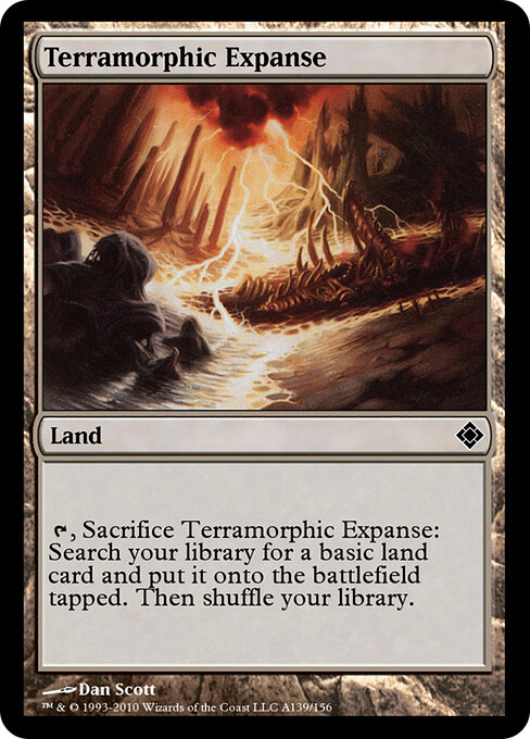 Terramorphic Expanse — Magic Online Theme Decks #A139, art by Dan Murayama Scott
