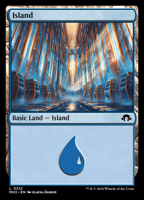 Island — Modern Horizons 3 #312, art by Alayna Danner