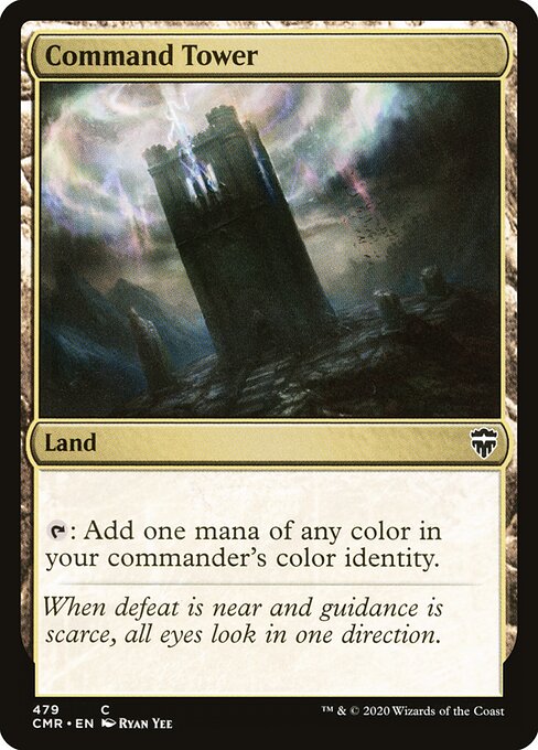 Command Tower — Commander Legends #479, art by Ryan Yee