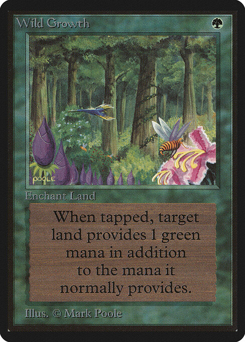 Wild Growth — Limited Edition Beta #230, art by Mark Poole