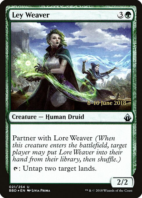 Ley Weaver — Battlebond Promos #21s, art by Livia Prima