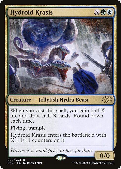 Hydroid Krasis — Double Masters 2022 #228, art by Jason Felix
