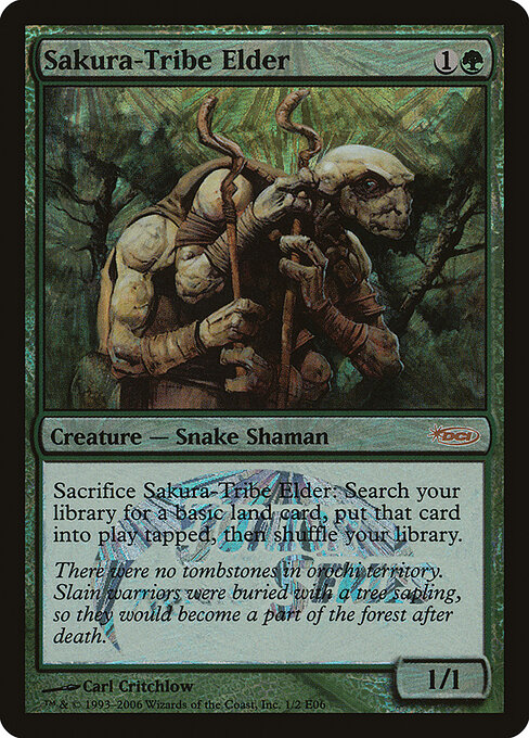 Sakura-Tribe Elder — Junior Series Europe #1E06, art by Carl Critchlow