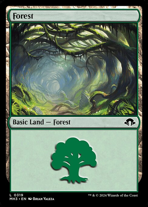 Forest — Modern Horizons 3 #319, art by Brian Valeza