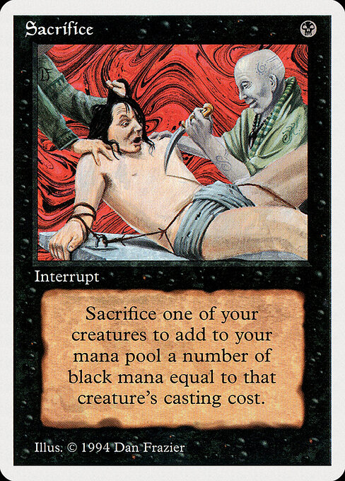 Sacrifice — Summer Magic / Edgar #126, art by Dan Frazier