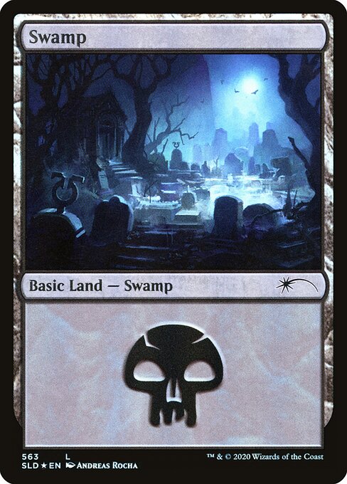 Swamp — Secret Lair Drop #563, art by Andreas Rocha