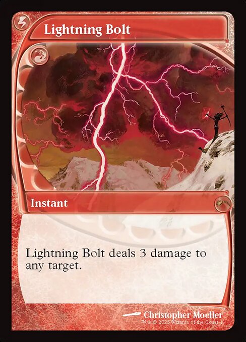Lightning Bolt — MagicFest 2025 #13, art by Christopher Moeller