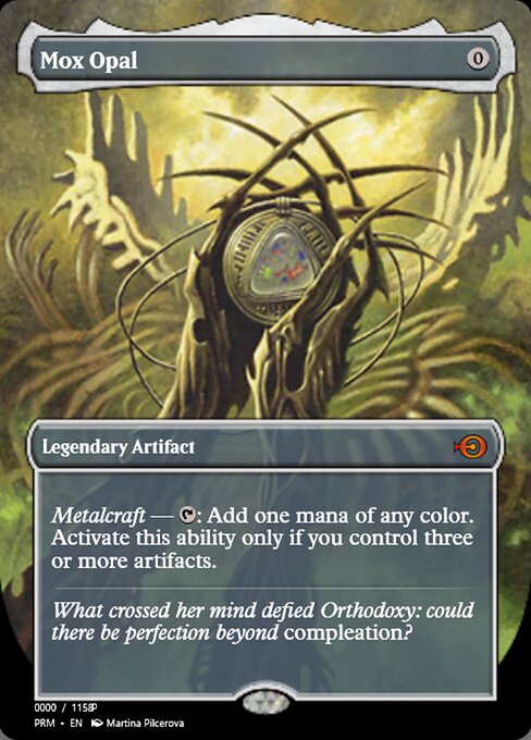 Mox Opal — Magic Online Promos #82856, art by Martina Pilcerova
