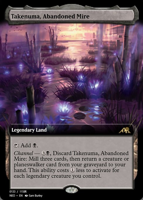 Takenuma, Abandoned Mire — Magic Online Promos #98129, art by Sam Burley