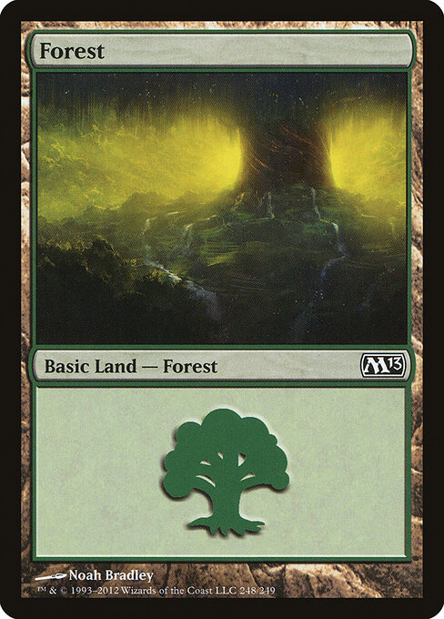 Forest — Magic 2013 #248, art by Noah Bradley