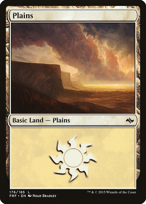 Plains — Fate Reforged #176, art by Noah Bradley