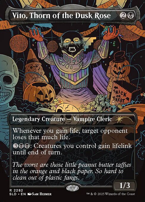 Vito, Thorn of the Dusk Rose — Secret Lair Drop #2282, art by Sam Heimer