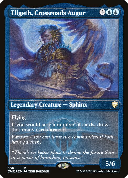 Eligeth, Crossroads Augur — Commander Legends #556, art by Yigit Koroglu
