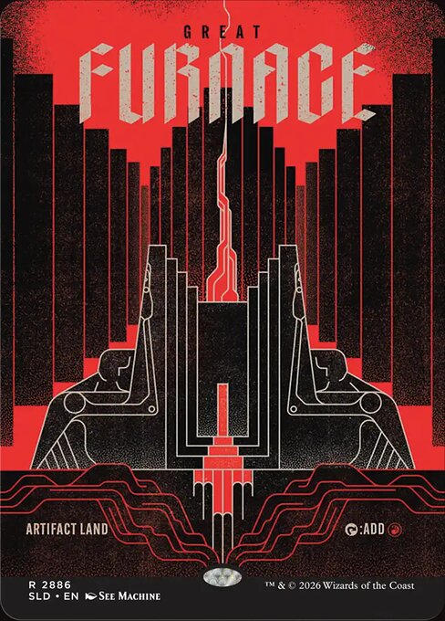Great Furnace — Secret Lair Drop #2886, art by See Machine