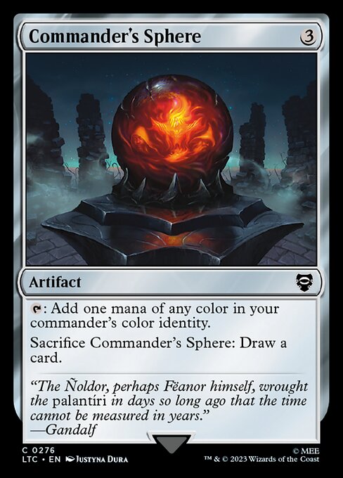 Commander's Sphere — Tales of Middle-earth Commander #276, art by Justyna Dura