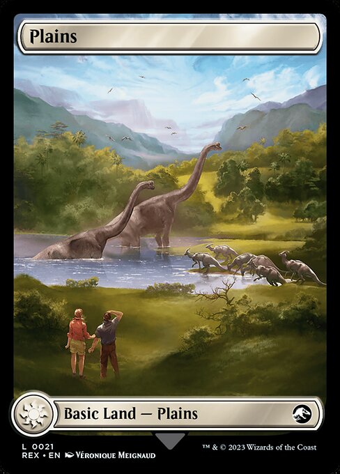 Plains — Jurassic World Collection #21, art by Véronique Meignaud