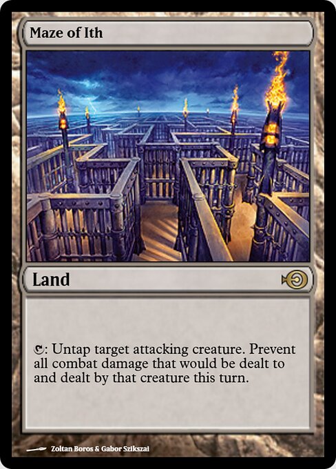 Maze of Ith — Magic Online Promos #36170, art by Zoltan Boros & Gabor Szikszai