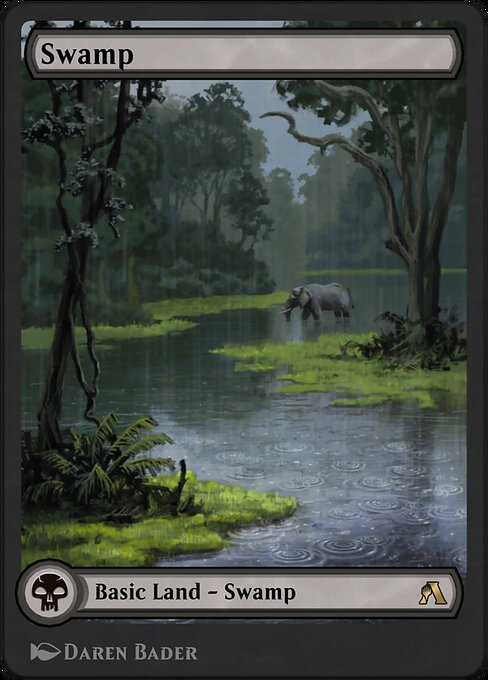 Swamp — MTG Arena Promos #269, art by Daren Bader