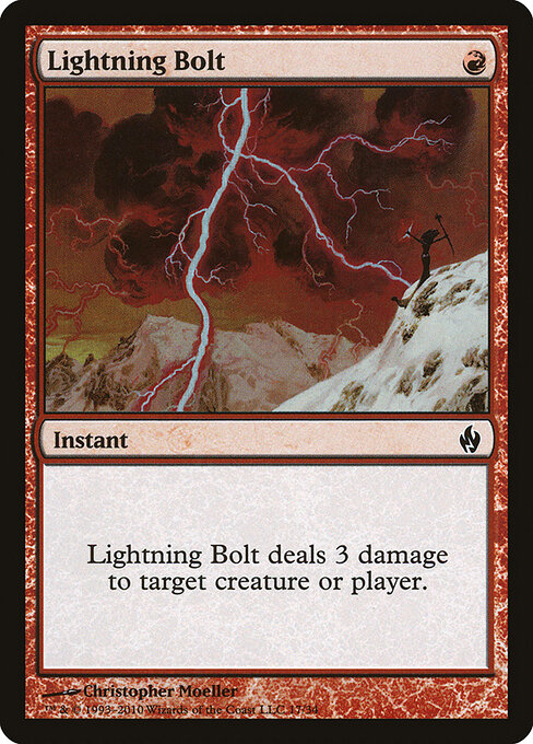 Lightning Bolt — Premium Deck Series: Fire and Lightning #17, art by Christopher Moeller