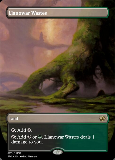 Llanowar Wastes — Magic Online Promos #105880, art by Rob Alexander