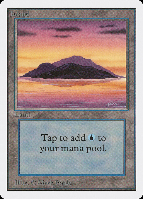 Island — Unlimited Edition #291, art by Mark Poole