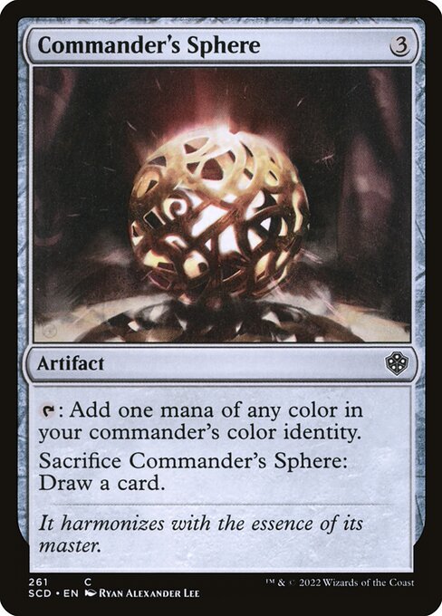 Commander's Sphere — Starter Commander Decks #261, art by Ryan Alexander Lee