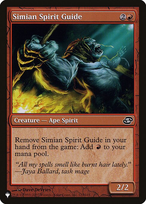 Simian Spirit Guide — The List #PLC-122, art by Dave DeVries
