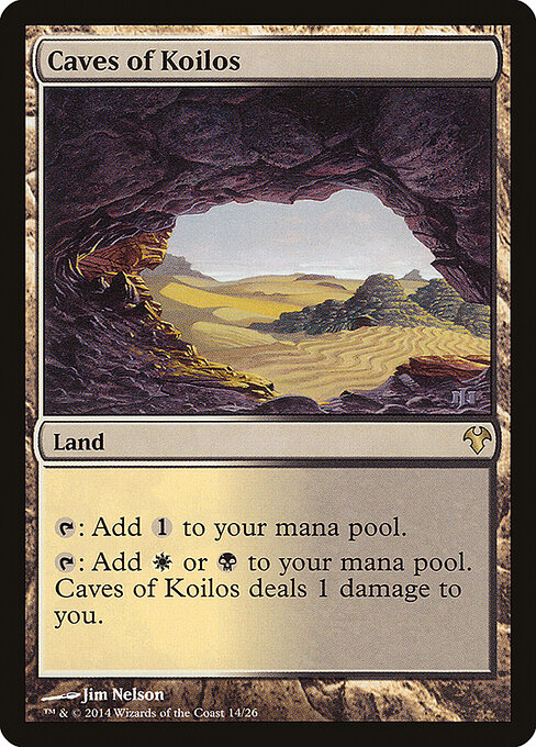Caves of Koilos — Modern Event Deck 2014 #14, art by Jim Nelson
