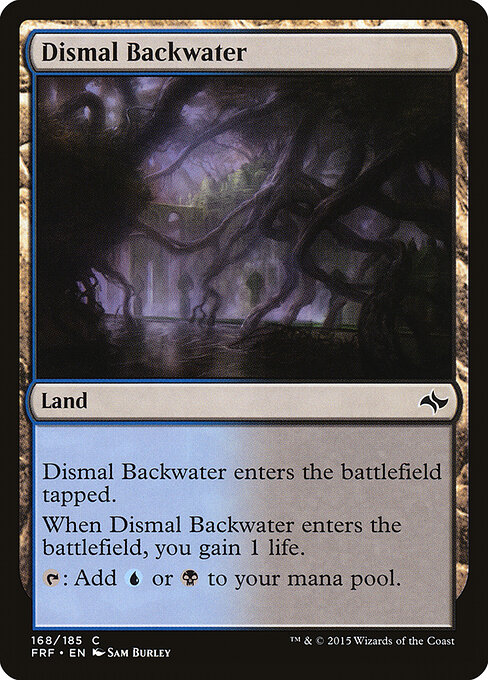 Dismal Backwater — Fate Reforged #168, art by Sam Burley