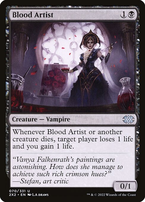 Blood Artist — Double Masters 2022 #70, art by L.A. Draws
