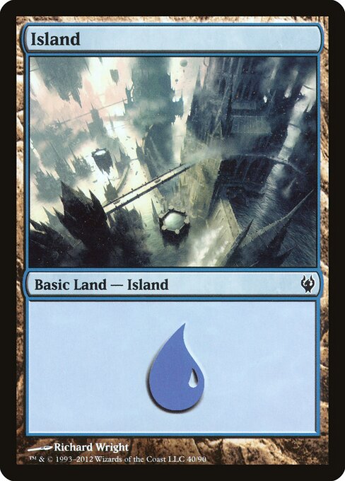 Island — Duel Decks: Izzet vs. Golgari #40, art by Richard Wright