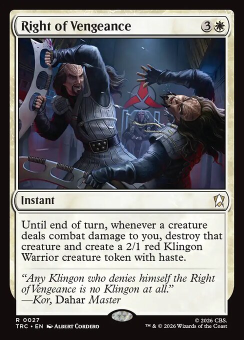 Right of Vengeance