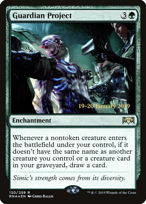 Guardian Project — Ravnica Allegiance Promos #130s, art by Chris Rallis