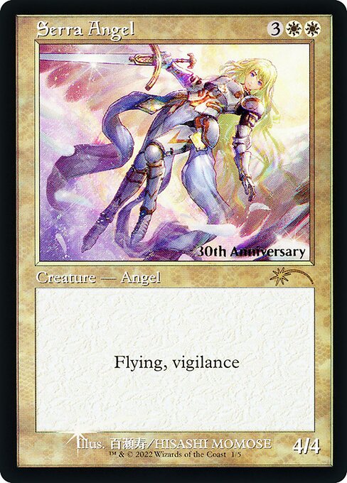 Serra Angel — 30th Anniversary History Promos #1★, art by Hisashi Momose