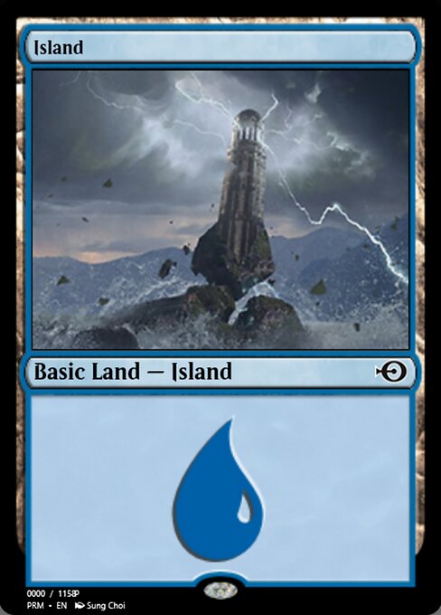 Island — Magic Online Promos #81854, art by Sung Choi