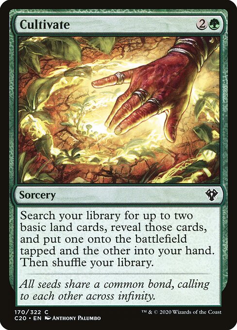 Cultivate — Commander 2020 #170, art by Anthony Palumbo