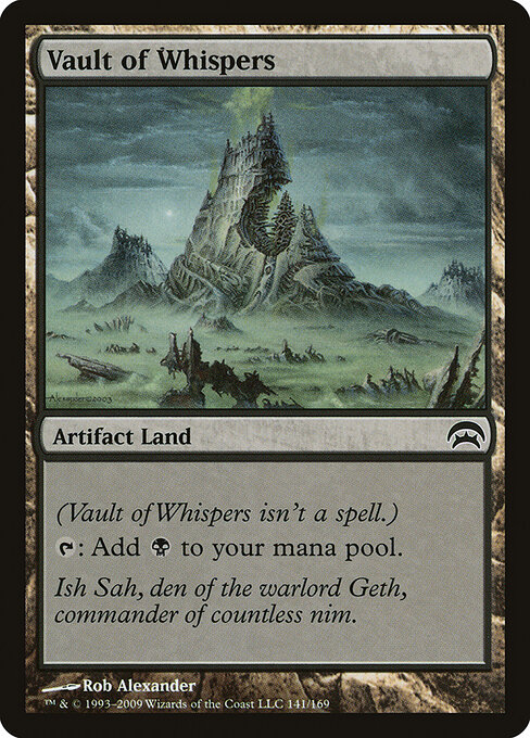 Vault of Whispers — Planechase #141, art by Rob Alexander