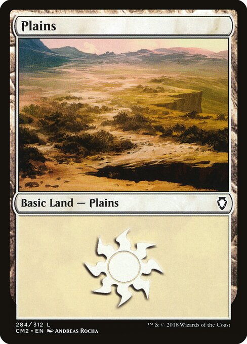 Plains — Commander Anthology Volume II #284, art by Andreas Rocha