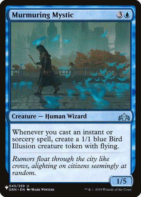 Murmuring Mystic — The List #GRN-45, art by Mark Winters