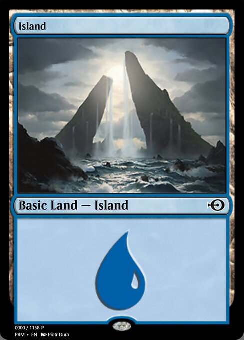 Island — Magic Online Promos #73634, art by Piotr Dura