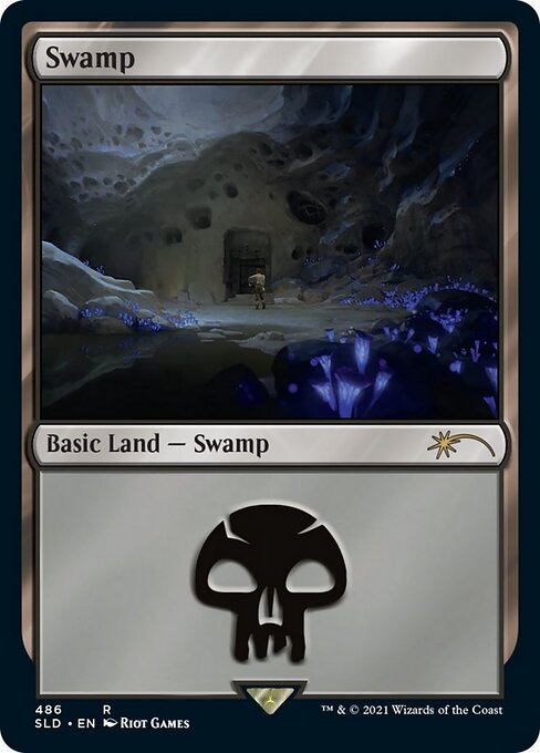 Swamp — Secret Lair Drop #486, art by Riot Games
